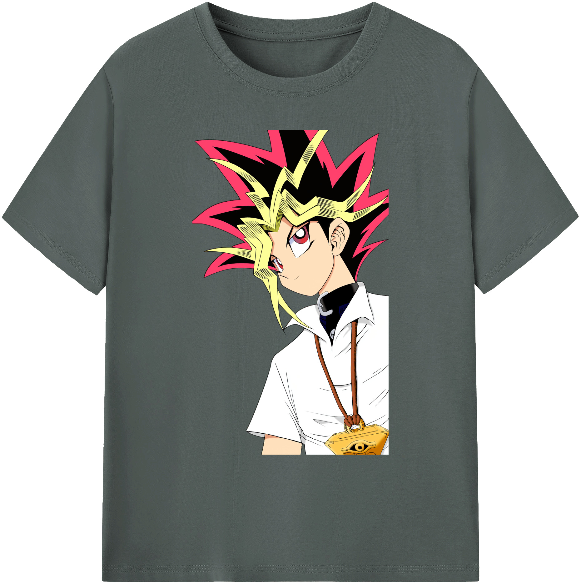 （画像用） 遊☆戯☆王 Yu-Gi-Oh! 綿100％ メンズ半袖Tシャツ｜肌触りやわらか＆通気性